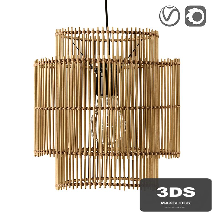 Haya bamboo lampshade