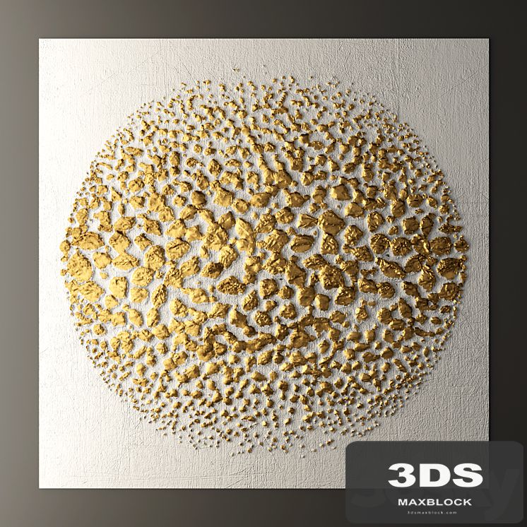 Decor for wall. Panel. 3D