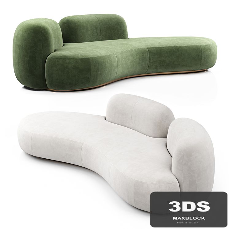 Tateyama XL Sofa 2 backs By Secolo