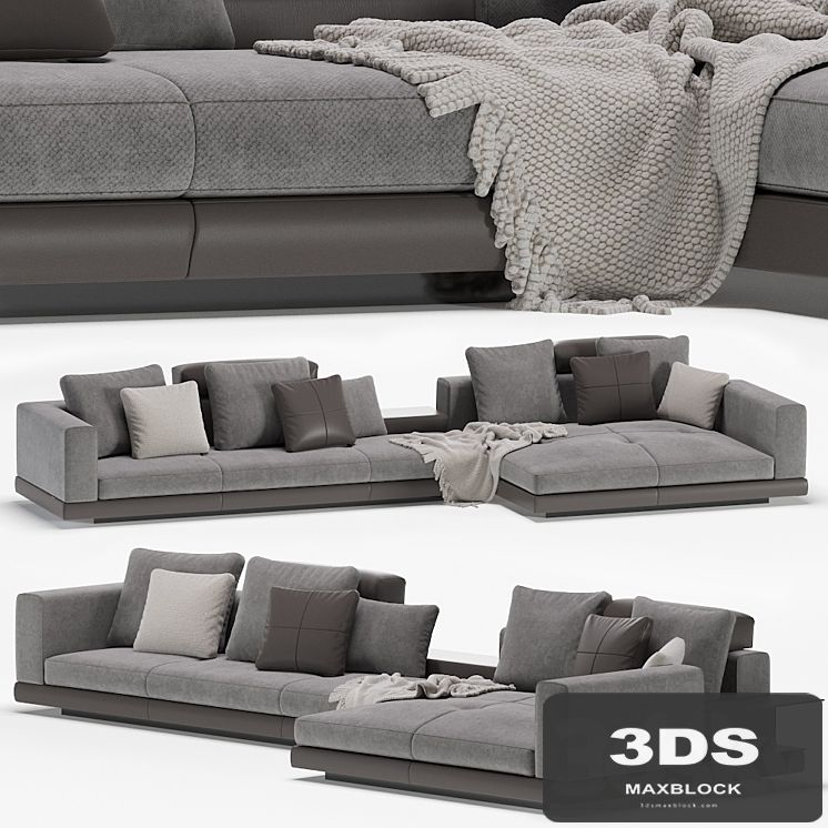 Minotti connery modular sofa