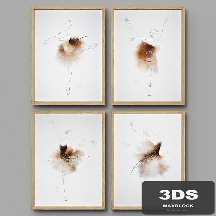 Set of paintings