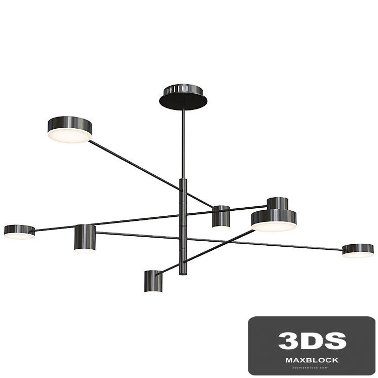 Metal starburst chandelier lighting fixture modern style led chandelier