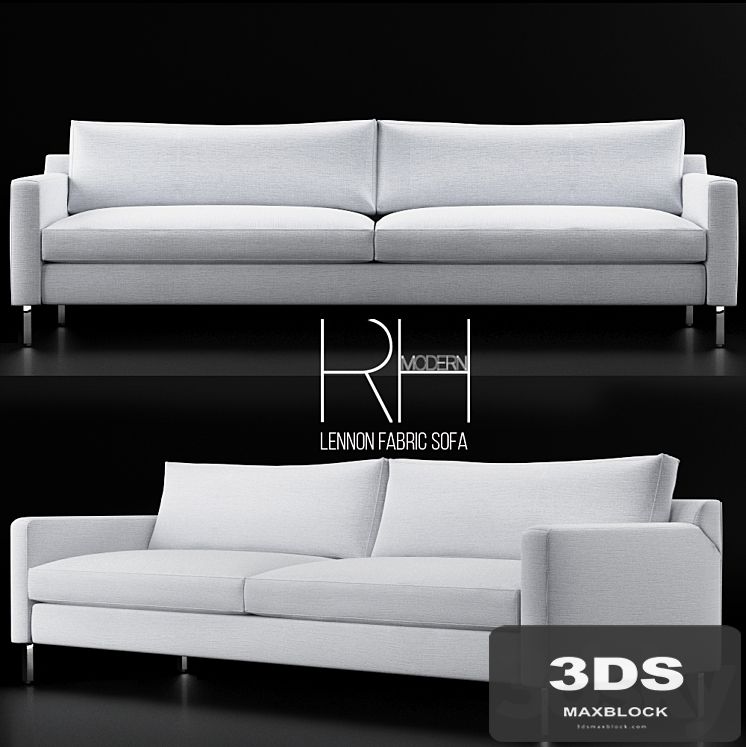 RH-LENNON FABRIC SOFA