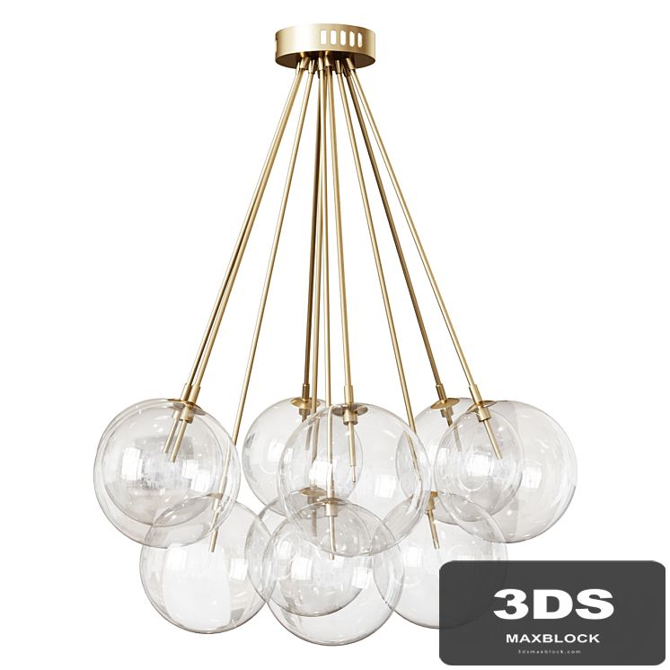 Eichholtz chandelier CEILING LAMP MOLECULE light fixture