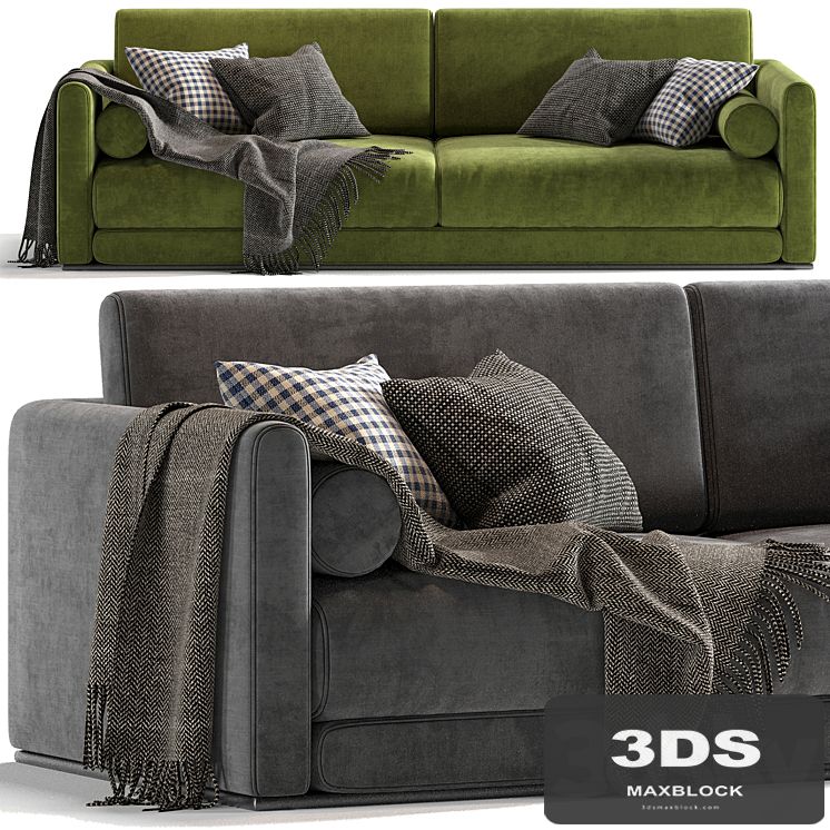 Lario Flexform 2 Seats Sofa-03