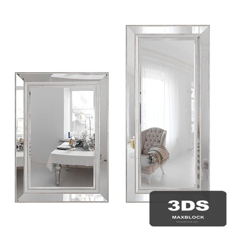 Wall and floor mirror Marlena Antiqued Glass Frame Mirror by Pottery Barn