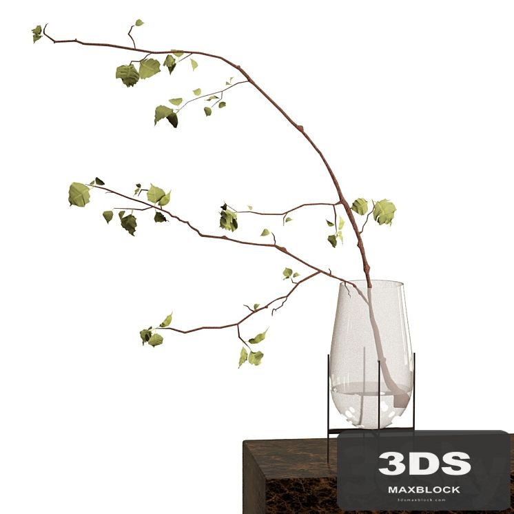 Branch in a vase