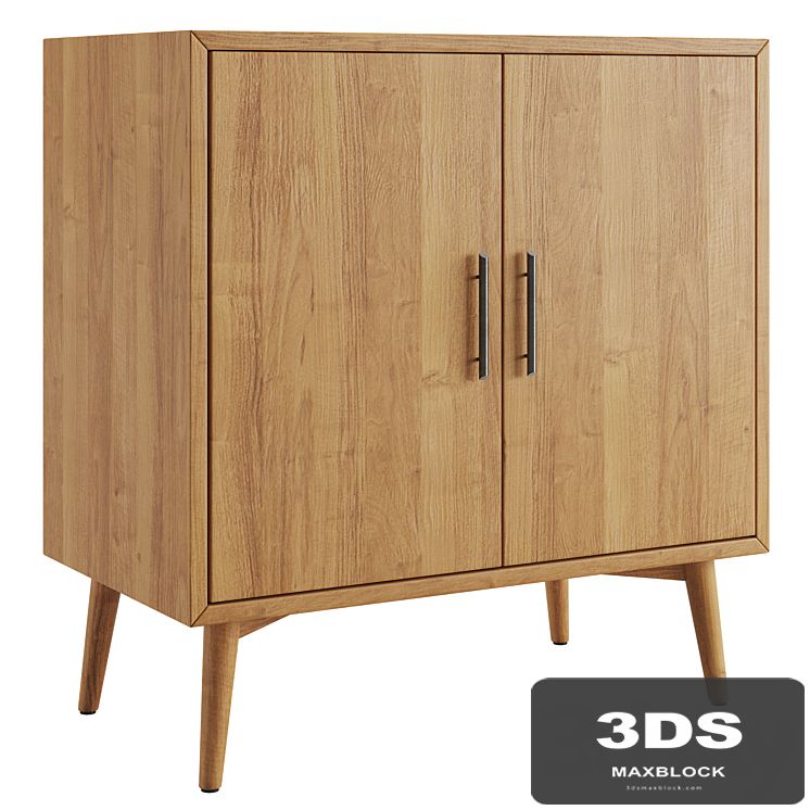 West Elm Mid-Century Bar Cabinet