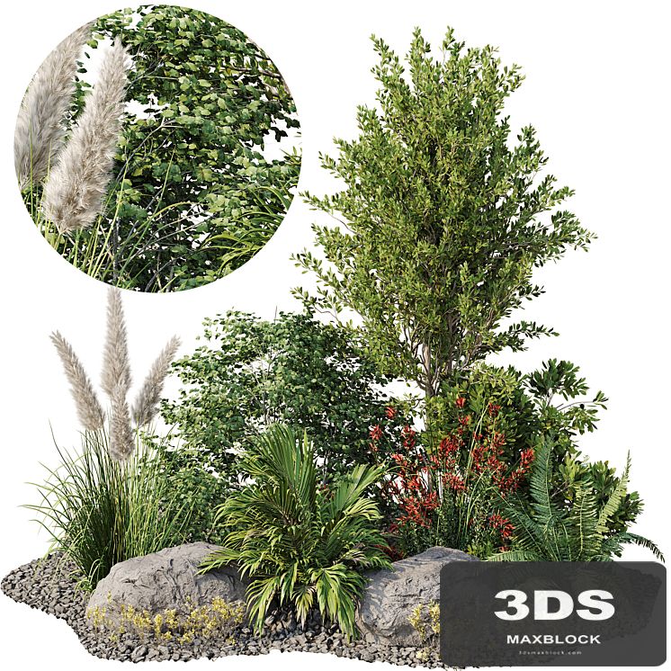 Garden plant set 08