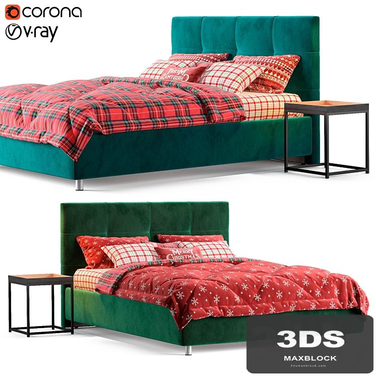 Christmas bed elisa askona