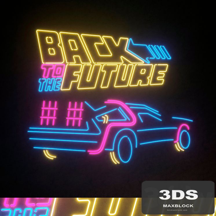 Light modules Set 110 Neon Back To The Future