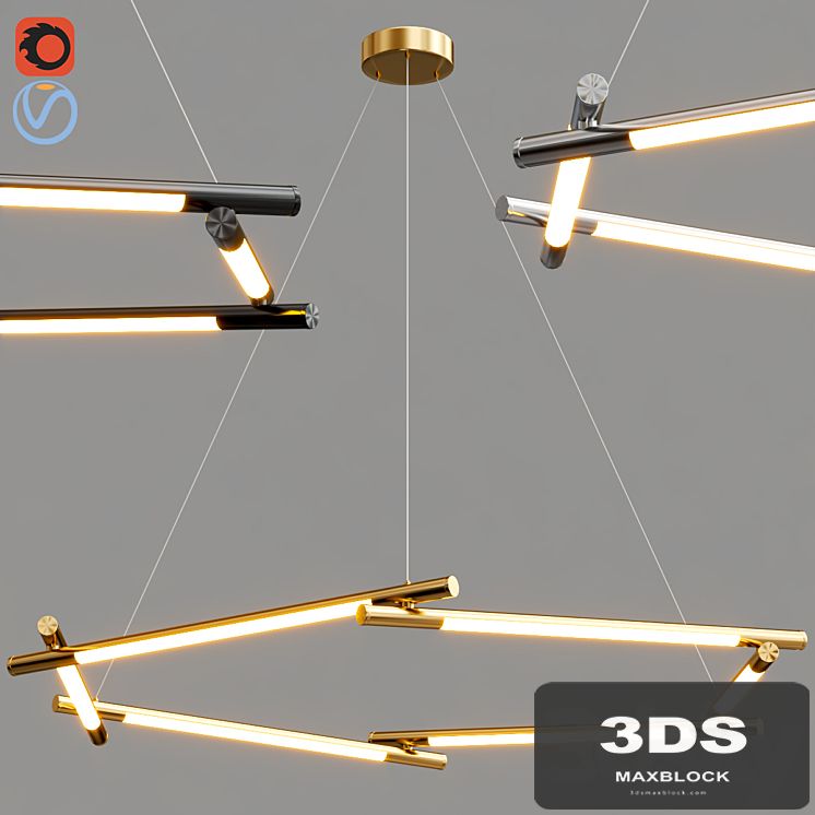RING FORMATION CHANDELIER