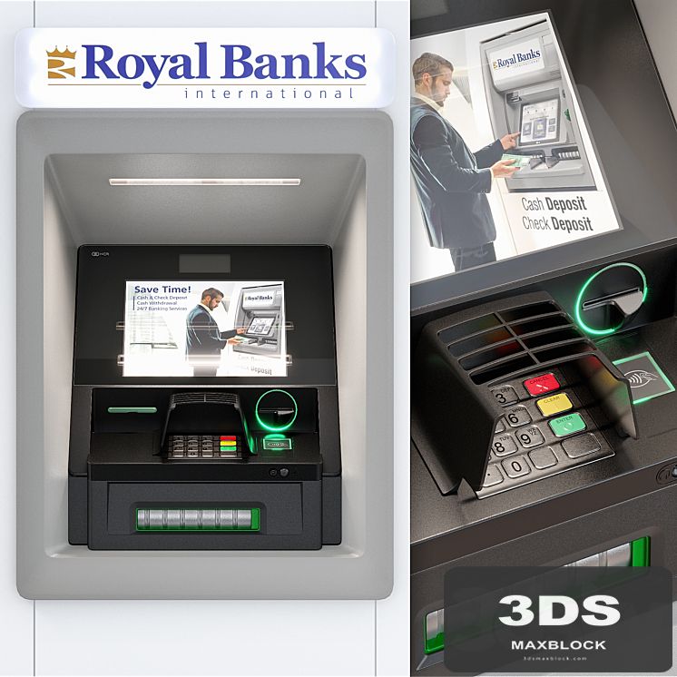 ATM machine. Terminal. Exterior