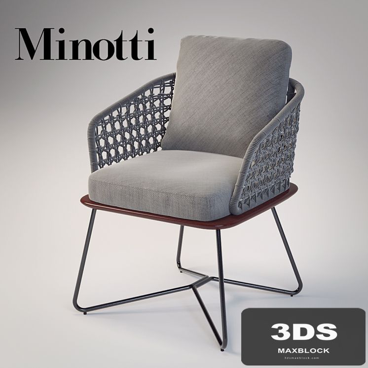 Minotti rivera little armchair