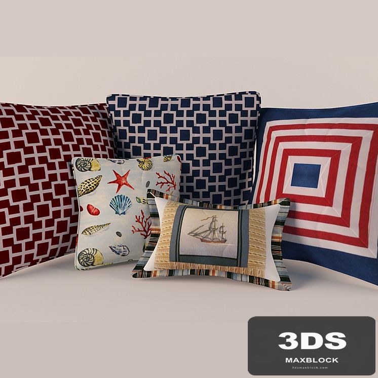 Marine-style pillows