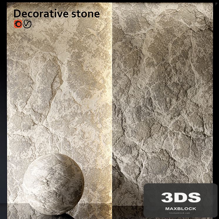 Decorative stone wall 4k