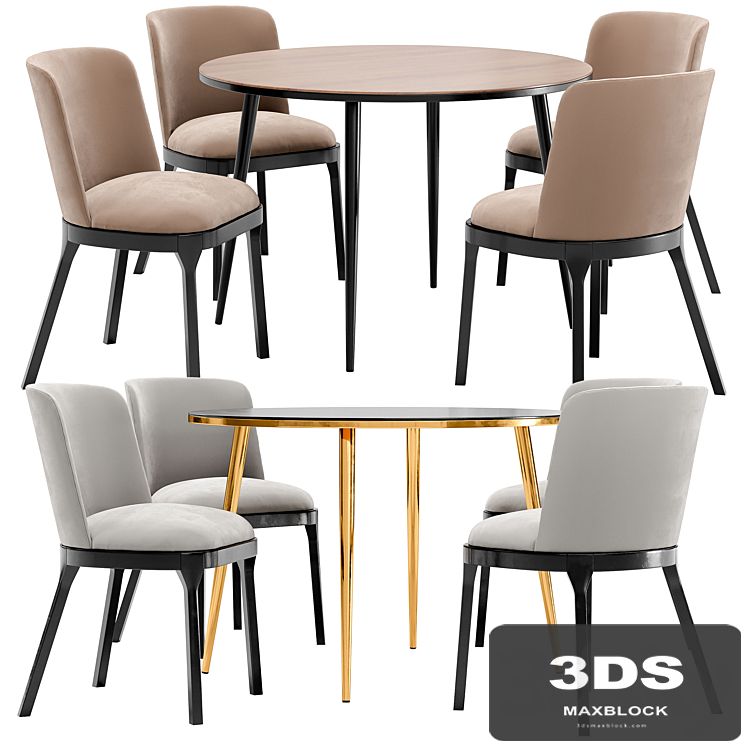 Selection dining chair and Luxore table
