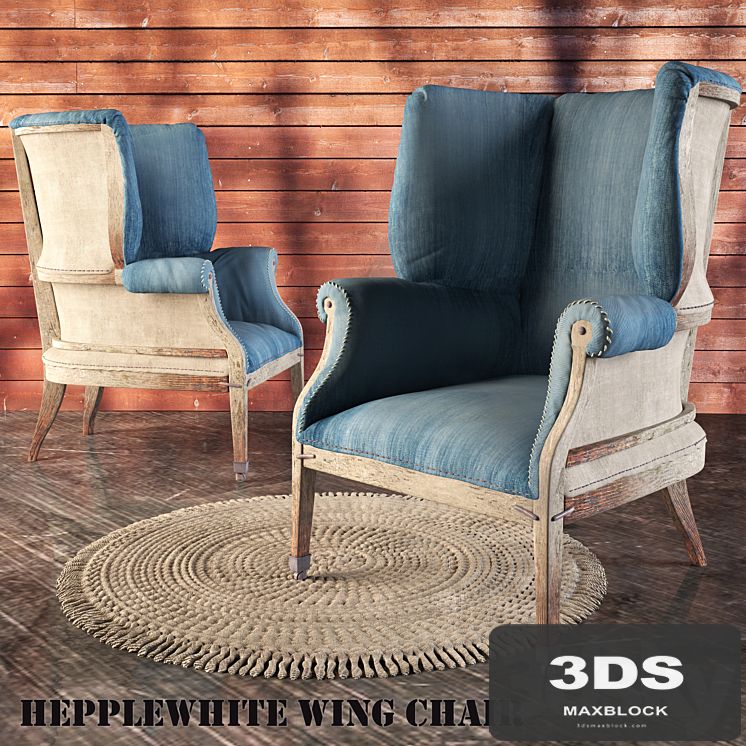 HEPPLEWHITE WING CHAIR