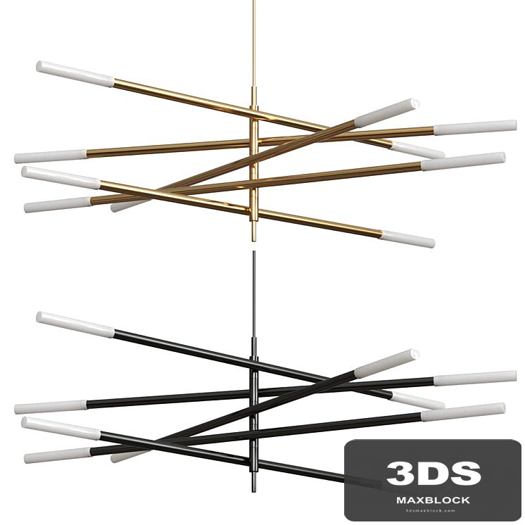 Rousseau Articulating LED Chandelier