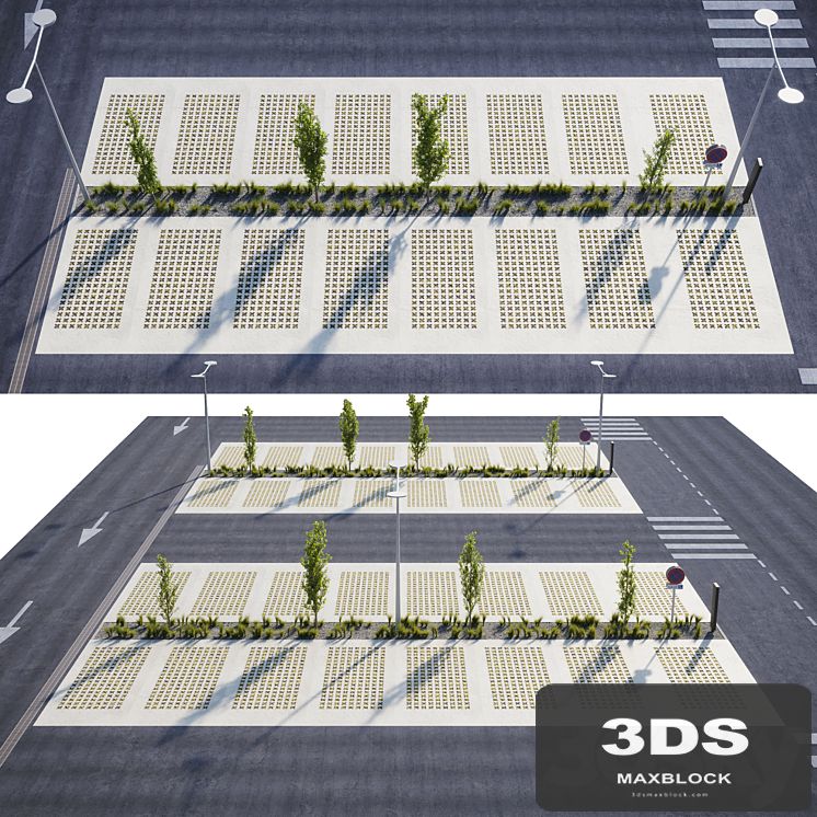 Outdoor eco-parking