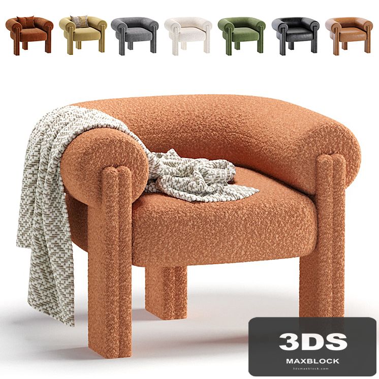 Sevigne Armchair X Metaphores STUDIOPARISIEN Velvet and Leather