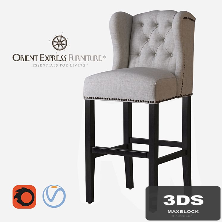 Orient Express Villa Collection. Maison Barstool.