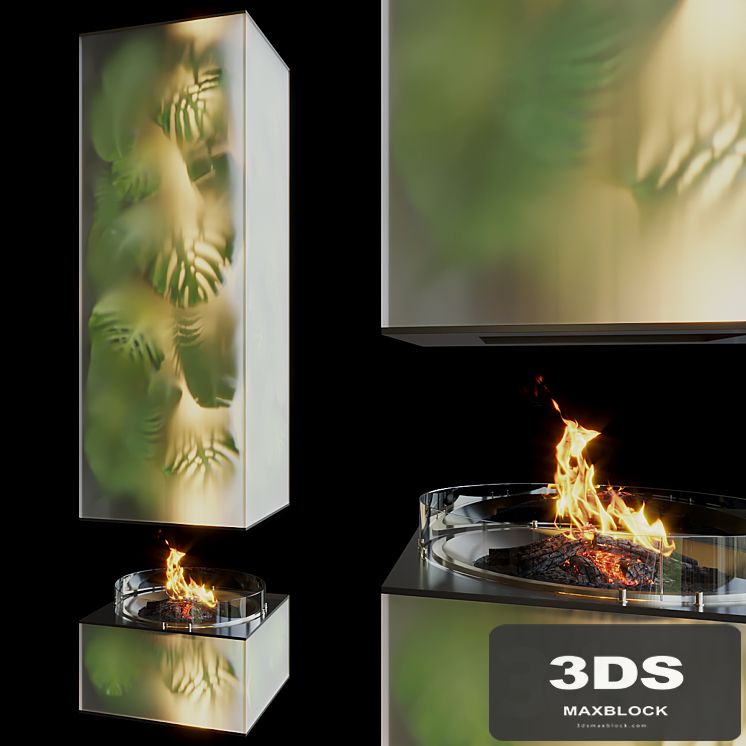 Fito fireplace Greenbox - Vargov Design