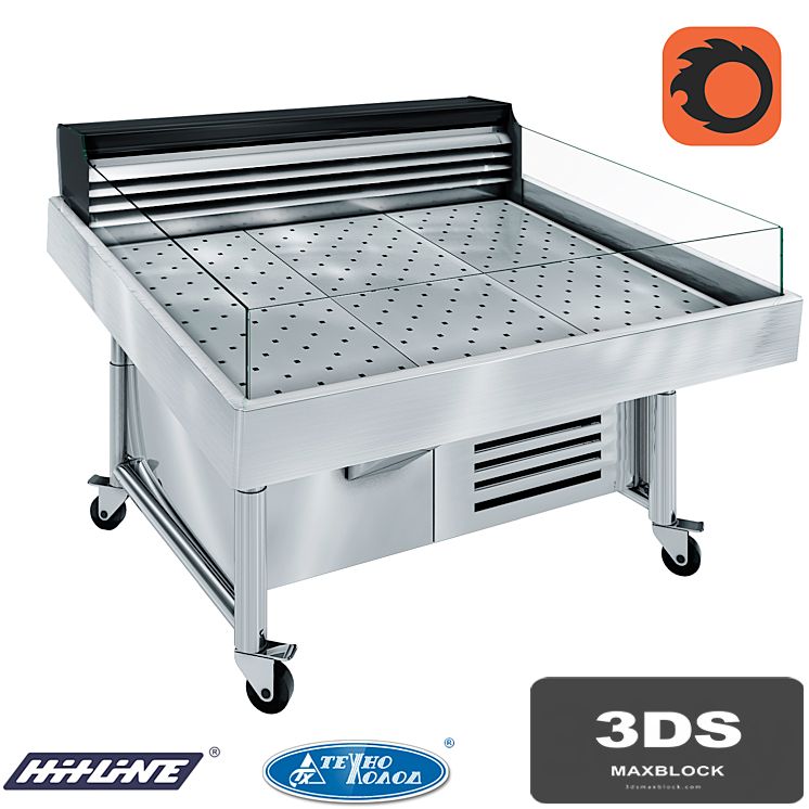 Refrigerated display case 1600 Refrigerated display case Virginia Al 110 fish self 092-SPLA
