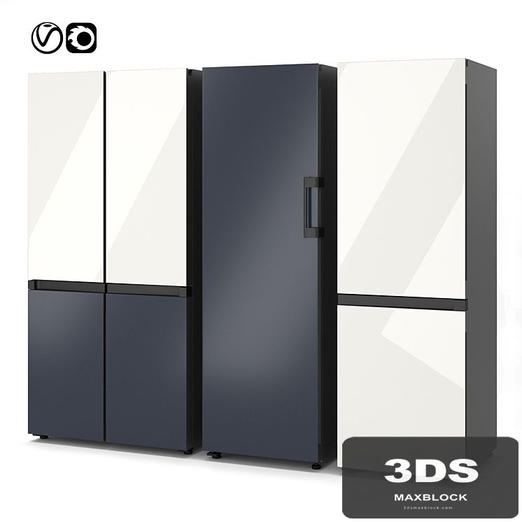 A set of refrigerators from Samsung