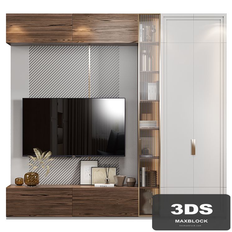 Neoclassical TV wall 024
