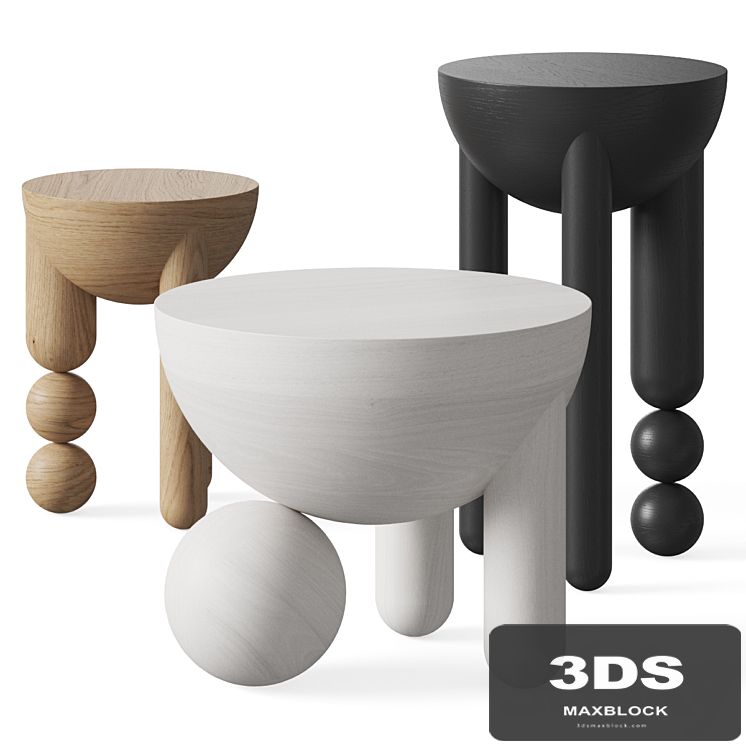 Lara Bohinc Profiterole Coffee and Side Tables