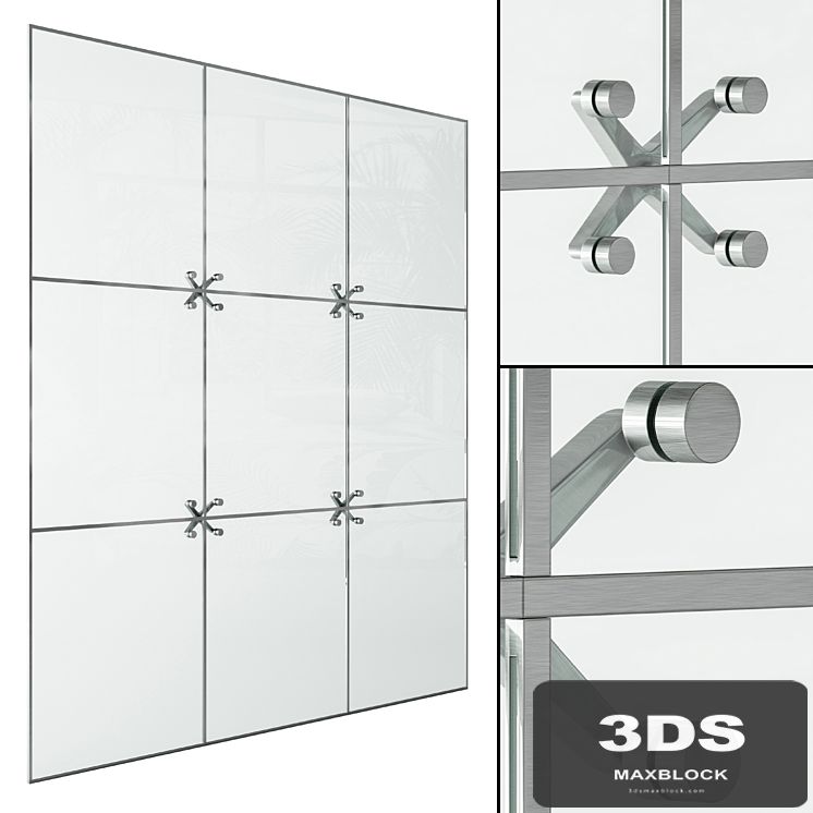 Spider Glazing Window Modern - Windows Set 04