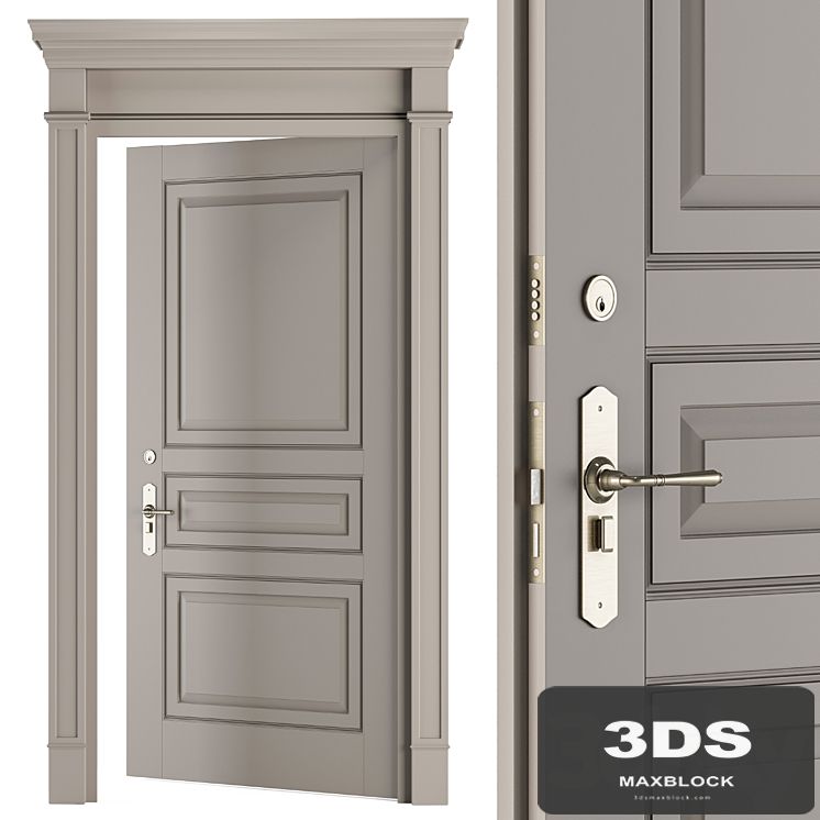 Cream Front Classic Door - Set 35