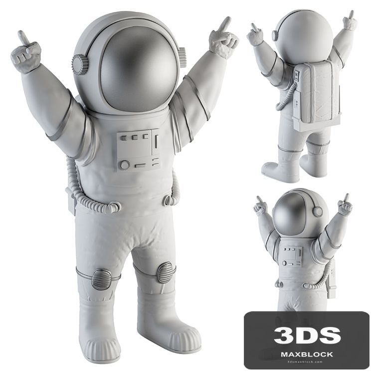 Space man sculpture