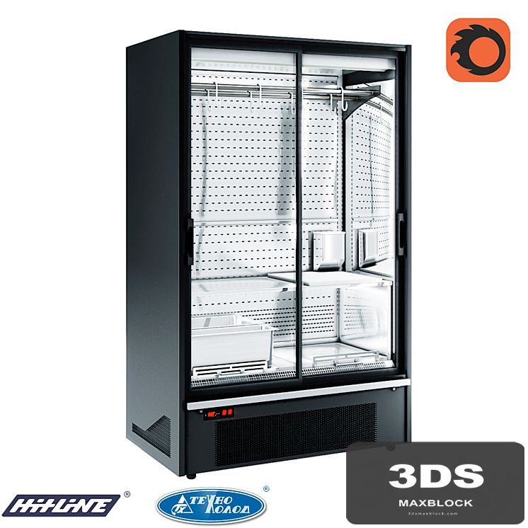 Refrigerated display case 2057 Indiana medium AV 070 meat D 210-DLA