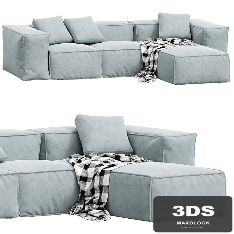 Lennon 3 seater modular sofa by Westwing collection