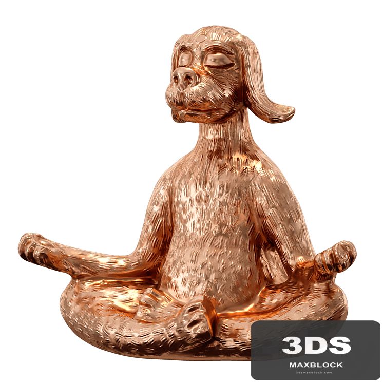 Yoga dog, Yoga dog - figurine