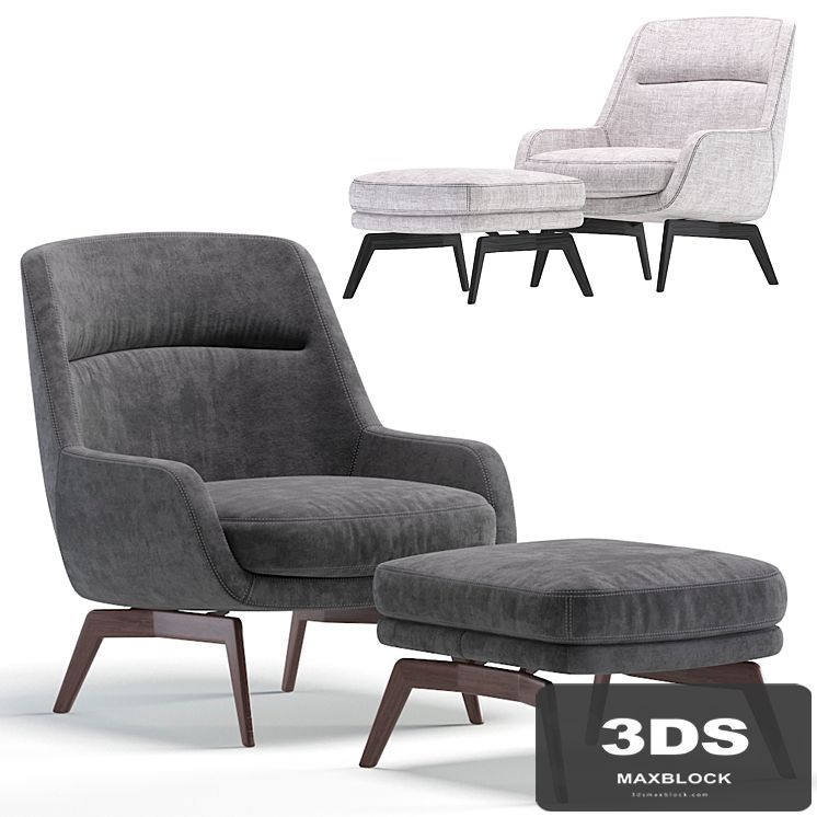 Minotti BELT Armchair by Rodolfo Dordoni