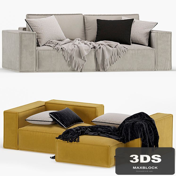 Sofa Ebi Happy Yellow Loft / Диван Эби