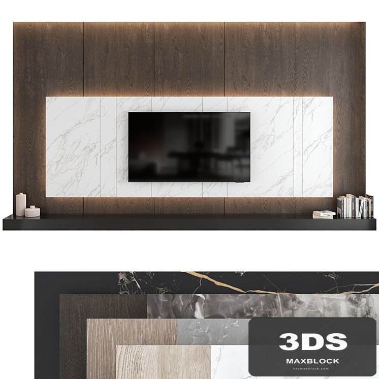 TV wall set 02