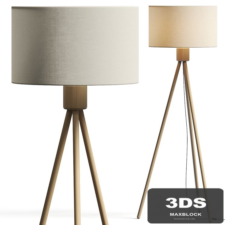 Zuiver Bamboo Fan Floor Lamp