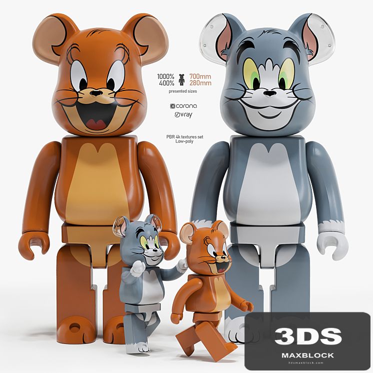 Bearbrick / Tom and Jerry