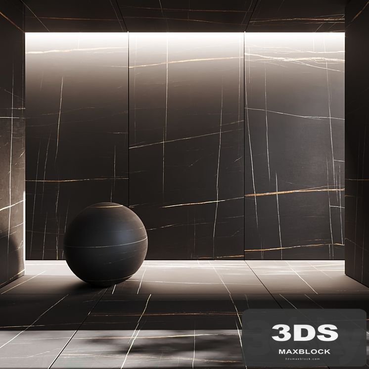 Porcelain tile Sahara noir