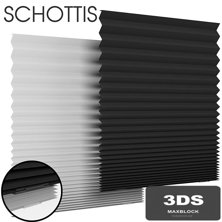 SCHOTTIS block-out pleated blind