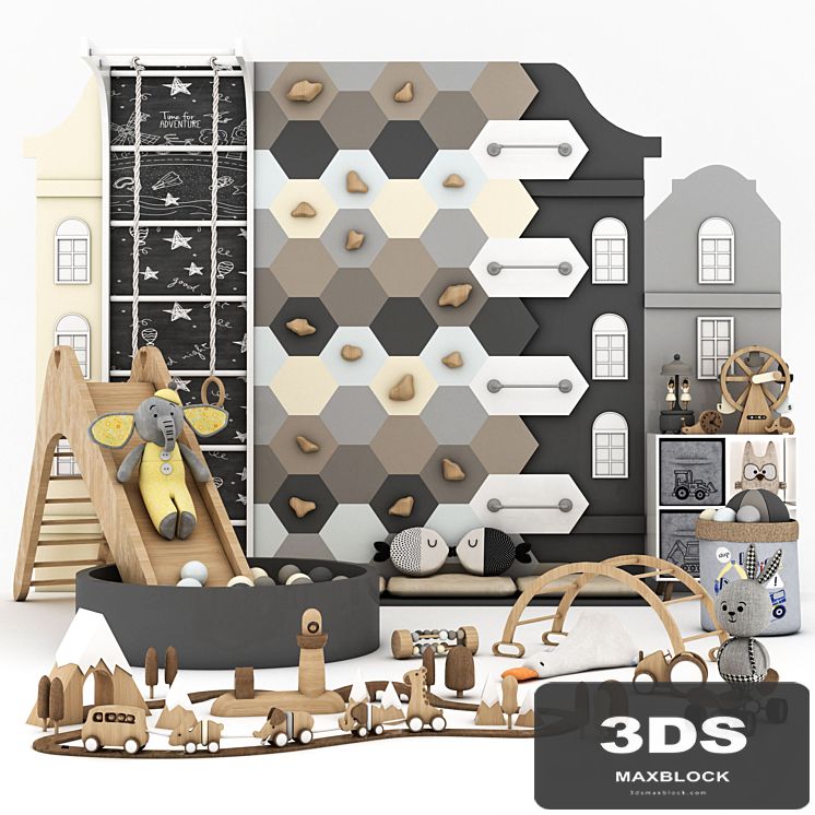 toys and furniture set