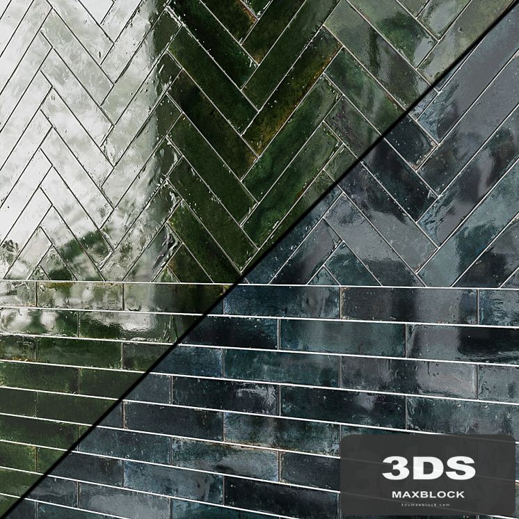 Ceramic tile 2" x 9" Porcelain Subway Wall and Floor Tile