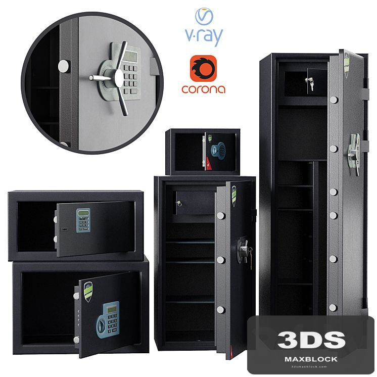 Set of safes