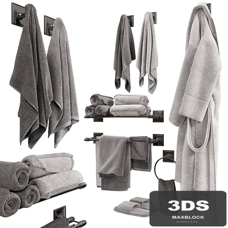 Set for bathroom and bathroom
