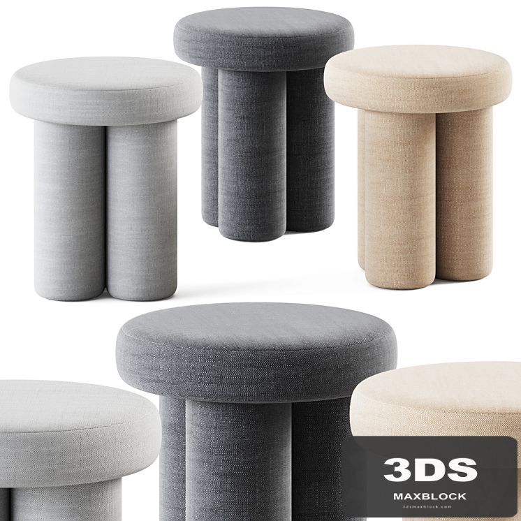 Big Foot Stool by 101 Copenhagen / Pouf
