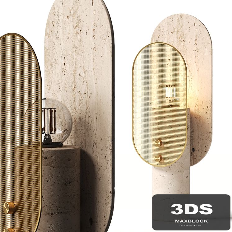 Saccal Design House Travertino Nostalgia Table Lamp